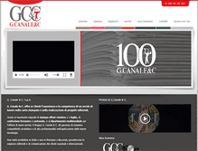 Tablet Screenshot of gcanale.it
